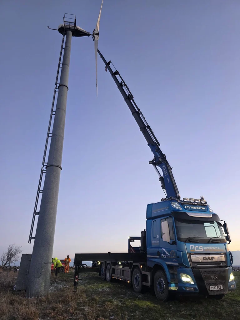 Photo of PCS Transport DAF CF530 with Fassi Crane - Nationwide Crane Hire Services