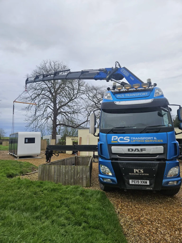 Photo of PCS Transport DAF CF530 with Fassi Crane - Nationwide Crane Hire Services