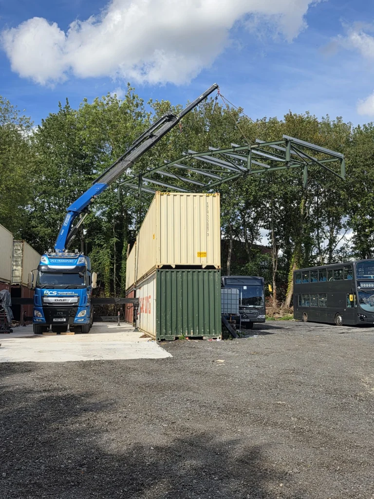 Photo of PCS Transport DAF CF530 with Fassi Crane - Nationwide Crane Hire Services