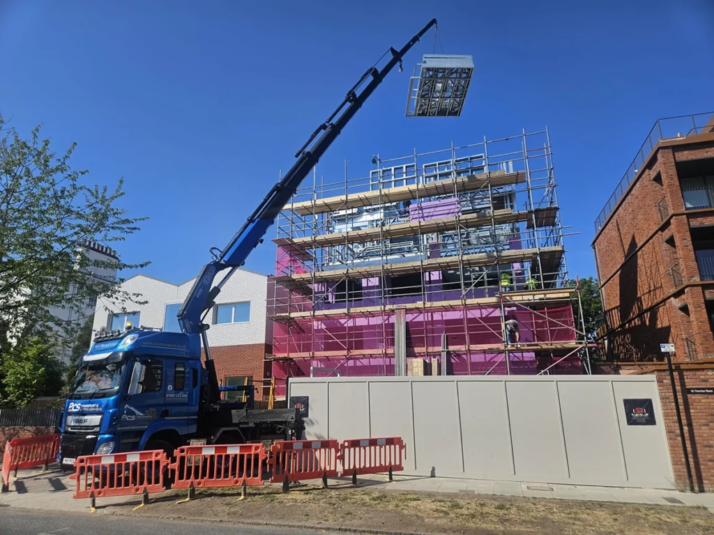 Photo of PCS Transport DAF CF530 with Fassi Crane - Nationwide Crane Hire Services