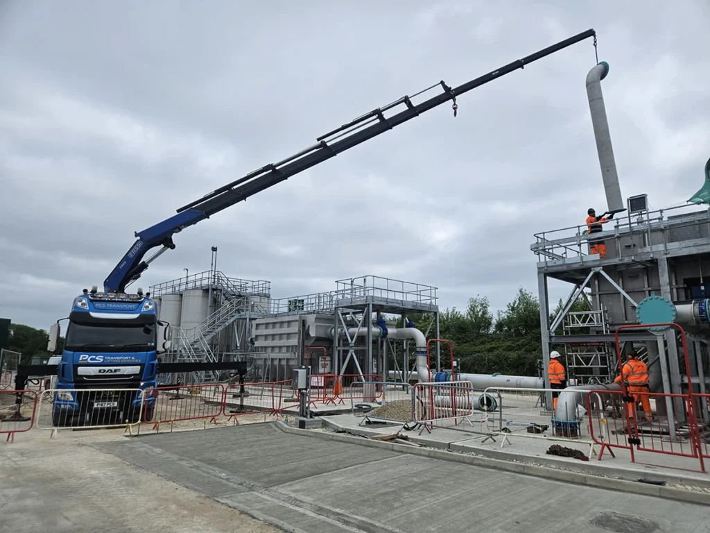 Photo of PCS Transport DAF CF530 with Fassi Crane - Nationwide Crane Hire Services